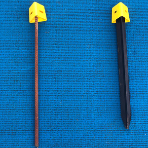 Nuevo tipo 3-40mm Precio de muestra <span class=keywords><strong>gratis</strong></span> Soporte Yellow Star Picket Rebar Tapa de seguridad - Product Image 1
