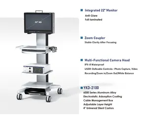 IKEDA 9122 taşınabilir endoskopi kamerası tıbbi görüntüleme ekipmanı HD endoskop kamera ENT/laparoskopi/histeroskopi/üroloji