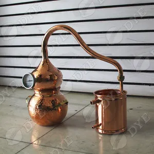 Thuốc nhuộm 2L 5L 10L chưng cất kit đồng alembic Whiskey Moonshine vẫn còn