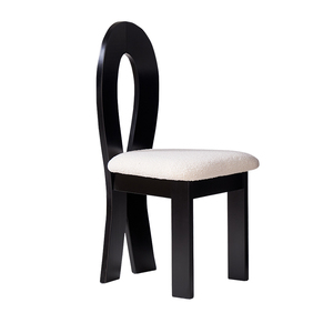 Chaise de salle à manger nordique en bois massif de style mid-century avec dossier en queue de <span class=keywords><strong>sirène</strong></span>, mobilier de maison démontable et assemblable - Product Image 5