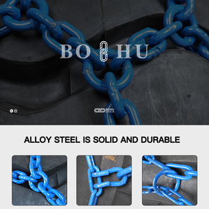 Bohu Chất Lượng Cao Điều Kiện Mới Lâm Nghiệp Bánh Xe Theo Dõi Skidder Lốp Chuỗi Hàn Giả Mạo Bảo Vệ Tuyết Chuỗi Cho Bánh Xe Tải - Product Image 3