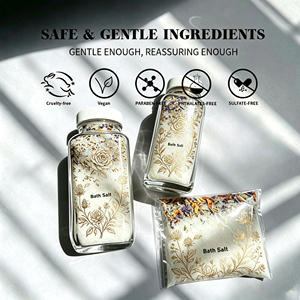 Sel de Bain Cristallin pour les Pieds à la Lavande, aux Huiles Essentielles et aux Minéraux de la Mer Morte et de l'Himalaya, Marque Privée - Product Image 3