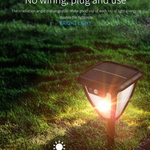 Lámpara Solar LED para Jardín, 288 LED, 3 Modos, Recargable Tipo-C, con Sensor de Movimiento y Control Remoto, para Pared, Camino, Césped - Product Image 5