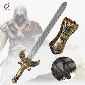 Chengji Kids Juegos de armas de plástico Simulación de vestir Bronce Espada Escudo Medio Bracer Plástico Espadas de juguete baratas para niños - Product Image 3