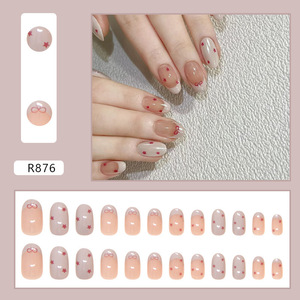 Vente chaude Meilleur <span class=keywords><strong>Prix</strong></span> Arc Doux Français Ins Style Pressé sur les <span class=keywords><strong>Ongles</strong></span> Doux <span class=keywords><strong>Faux</strong></span> <span class=keywords><strong>Ongles</strong></span> <span class=keywords><strong>Gel</strong></span>ée <span class=keywords><strong>Gel</strong></span> - Product Image 3