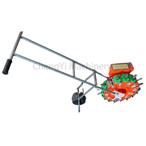 坚固的带齿轮和发动机的手动播种机可确保准确的种子放置，以实现高效的地块移植手推种子播种机 - Product Image 3