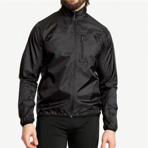 Veste légère de haute qualité pour hommes personnalisée en usine pour l'extérieur respirant col montant fermeture à glissière Style décontracté Service OEM - Product Image 6
