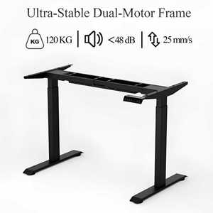 PRORIALS Scrivania Ergonomica Moderna in Metallo a Prezzo Ultra-Basso, Regolabile in Altezza, per <span class=keywords><strong>Lavoro</strong></span> e Gaming, Colore Nero - Product Image 4