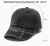 Gorra de Béisbol Estilo Dad Hat, Lavada y Desgastada, con Logotipo Personalizado, 6 Paneles, Vintage, Deportiva, Ajustable, Venta al Por Mayor, Envío desde Almacén Local en EE. UU.
