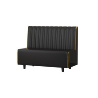 Ensemble de meubles de restaurant commercial moderne en métal et fer, table et chaises de bar, pour salon, modèle Lucky Brand QS-62