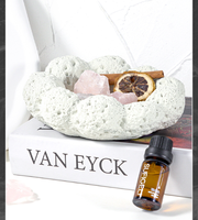 Diffuseur de parfum en cristal de lave de luxe Lovsens, ornement de table, diffuseur sans flamme, tasse à parfum, aromathérapie, huile essentielle, coffret cadeau