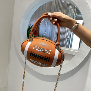 Bolsos de cadena con bola para mujer, marca famosa femeninas de bolsas de mano, de lujo de diseñador con personalidad, 2020 - Product Image 4