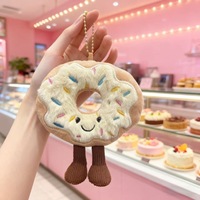 14 cm Adorables et amusants : Rouleaux suisses, gaufres, beignets, biscuits sandwich, jouets en peluche, sacs, porte-clés et machines à griffes d'arcade