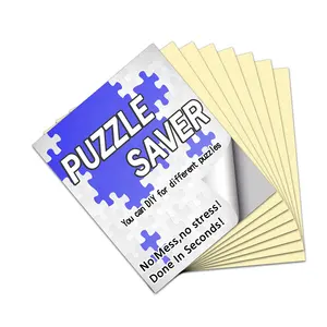 Prezzo a buon mercato Puzzle Di Colla Carta Trasparente Saver Bastone di Carta Adesivo Buccia con Portatile Raschietto per Puzzle di Stoccaggio