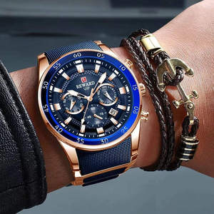 REWARD RD81011M Relojes Deportivos de Alta Gama para Hombre, Reloj de Cuarzo Cronógrafo de Negocios con Esfera Grande, Relojes de Pulsera Resistentes al Agua con Caja de Aleación - Product Image 4