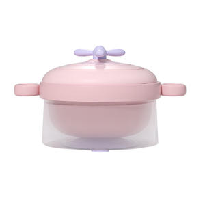 Tazón de inyección de agua Y Aircraft, tazón aislado para comida de bebé, tazón de succión de acero inoxidable 316 para 1-2 años, verde y rosa - Product Image 4