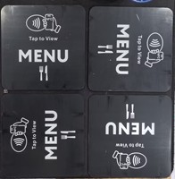 Tarjeta de Acrílico NFC con Chip RFID de 13.56MHz, Programable con URL, Resistente al Agua, con Soporte y Adhesivo, para Reseñas de Google y Redes Sociales