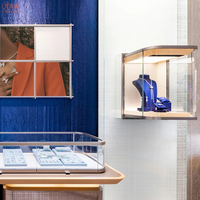 Bijouterie Boutique Vitrine de bijoux personnalisée Présentoir de bijoux en forme d'arc personnalisé Fabricants
