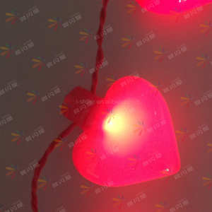 Valentine's day hình trái tim phụ kiện dẫn ánh sáng lên vòng cổ trái tim dẫn ánh sáng lên Vòng cổ hình trái tim - Product Image 6