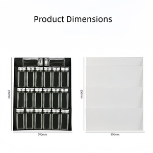 Organisateur de <span class=keywords><strong>tiroir</strong></span> à épices, plateau à épices pour armoires de cuisine, support à épices réglable à quatre niveaux, insert de <span class=keywords><strong>rangement</strong></span> pour épices de cuisine - Product Image 5