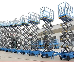 Platform pengangkat gunting hidrolik seluler, pengangkat kerja ketinggian tinggi 4M-18M kapasitas angkat beban tinggi Motor 220/380V - Product Image 6