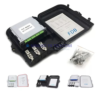 Boîtier Terminal FTTH 8 Cœurs NAP IP65, Boîtier de Distribution Fibre Optique, Terminal de Câble Splitter 1x8, Bloc de Jonction Mural ou sur Poteau