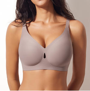 حمالة صدر أوروبية أمريكية قوطية بدون حواف، رقيقة وكبيرة الحجم، مريحة وبدون أشرطة - Product Image 1