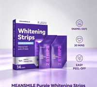 Nouvelles Bandes Blanchissantes Violettes Sans Peroxyde 2026 Saveur Menthe Sans Sensibilité Sûres pour l'Émail Vente en Gros