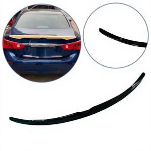 Pièces de modification de voiture d'usine en Chine aileron de botte arrière en Fiber de carbone ABS aile de bec de canard pour Infiniti Q50 2014 2015 2016 2017 2018 - Product Image 1