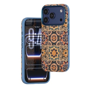 Fundas Magnéticas de Cuero PU con Diseño Floral Retro para iPhone 18 17 Pro Max, con Carga Inalámbrica y Protección Trasera - Product Image 4