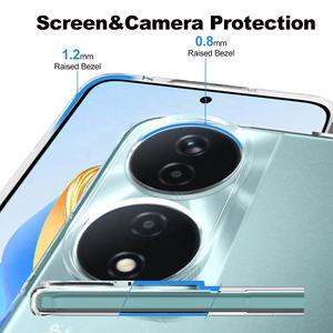 Vente en gros 2.0mm d'épaisseur Transparent Téléphone Etui Coque Crystal Clear Soft Cell Phone Covers Case pour <span class=keywords><strong>Honor</strong></span> X7b 5G Play <span class=keywords><strong>50</strong></span> Plus - Product Image 4