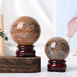 Esfera de Cuarzo de Mil Capas Pulida a Mano, Bola de Cristal Curativa de Piedras Preciosas Naturales al por Mayor para Decoración del Hogar - Product Image 2