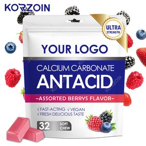 Comprimés OEM bien-être Calcium Zinc Magnésium Antiacide pour les brûlures d'<span class=keywords><strong>estomac</strong></span>, saveur cerise assortie, suppléments nourrissants pour l'<span class=keywords><strong>estomac</strong></span> - Product Image 1