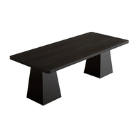 Bureau de travail ergonomique en bois massif, durable et minimaliste pour le bureau à domicile