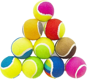 Balle de tennis pour chien personnalisable avec logo, haute élasticité, colorée, facile à attraper, pour jouer, mâcher et chasser, 2,5 pouces - Product Image 5