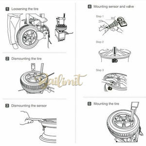 56029398AB 56029398AA 68241067AB nouveau pour capteur de moniteur de pression d'air de pneu TPMS pour Chrysler pour Jeep pour Subaru pour Wrangler 300 - Product Image 6