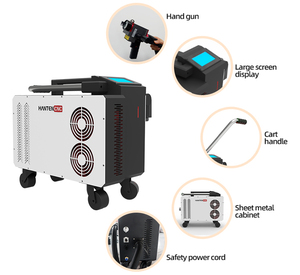 Système laser pulsé HANTENCNC 2026 / Structure compacte / 200W / <span class=keywords><strong>Nettoyage</strong></span> <span class=keywords><strong>de</strong></span> graisse et d'huile / <span class=keywords><strong>Entretien</strong></span> d'équipements mécaniques - Product Image 1