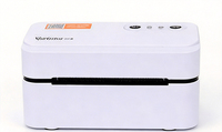 Printer Label Termal Komersial Kecil untuk Stiker Perekat Sendiri Bubble Tea/Bakery, Cetak Langsung Bluetooth Mobile