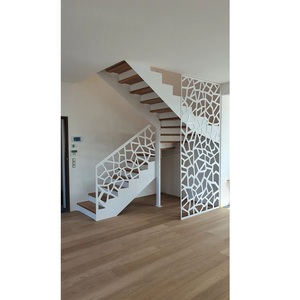 Barandilla Decorativa para Escaleras, Panel de Barandilla Metálica CNC, Panel de Protección para Escaleras Modernas de Acero, Corte Láser CNC - Product Image 4