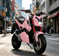 Moto électrique tout-terrain écologique et durable de 3000 W à deux roues, scooter électrique facile pour la montagne