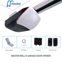 Porte de garage intelligente Security Master Well Custom avec panneau en verre trempé, acier et aluminium, vue panoramique, revêtement en plexiglas, prix compétitif