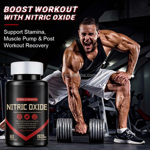 Capsules de supplément d'oxyde nitrique 60 capsules Calcium Niacine L-Arginine Pré-entraînement OEM ODM Vente en gros pour les sportifs et les culturistes - Product Image 2