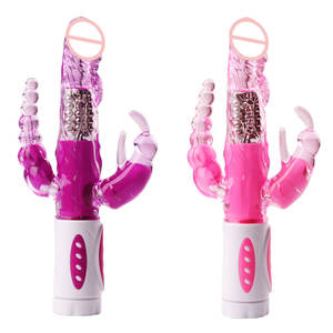 Elektrischer G-Punkt Dildo Form Vagina Klitoris Masturbation Sexspielzeug Kaninchen <span class=keywords><strong>Vibrator</strong></span> Mit Anal Extender - Product Image 1