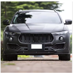 Kit de carrosserie de pièces automobiles en fibre de carbone personnalisé OEM diffuseur de lèvre de pare-chocs avant supérieur séparateur de becquet pour <span class=keywords><strong>Maserati</strong></span> Levante nouveau - Product Image 5