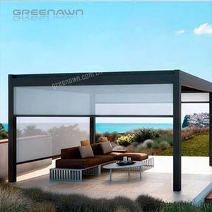 Ventes chaudes : écran solaire manuel ou motorisé, store enrouleur à glissière <span class=keywords><strong>extérieur</strong></span>, <span class=keywords><strong>tissu</strong></span> pour pergola, écran latéral - Product Image 4