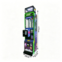 Mini machine à griffes en métal avec accepteur de billets, machine de jeu d'arcade à monnayeur pour la distribution de poupées et de peluches