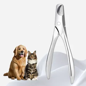 All Stainless Steel Pet Nail Clipper Large Opening Dog Cat Nail Clippers