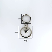 Lot de porte-clés vintage en métal avec anneau plat et étiquette cœur pour peluches et poupées, durable et résistant à l'usure