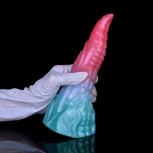 NNSX Fantasy Dragon Tongue Dildos Tentacle Cock Penis Soft Silicone Tongue Dildo for Female  Adult Women Juguetes Sexuales - Product Image 5