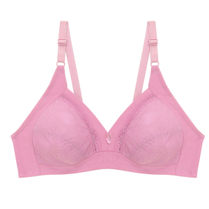 <span class=keywords><strong>Reggiseno</strong></span> all'ingrosso da donna Plus Size Basic sottile traspirante e confortevole senza fili morbido pizzo <span class=keywords><strong>C</strong></span> Cup reggiseni da donna - Product Image 3